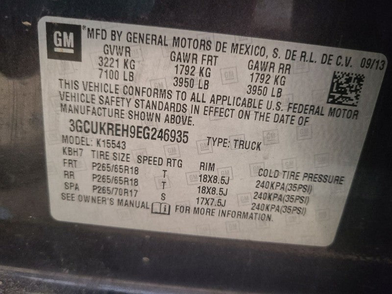 SILVRDO15 2014 Lamp Wiring Harness 670287