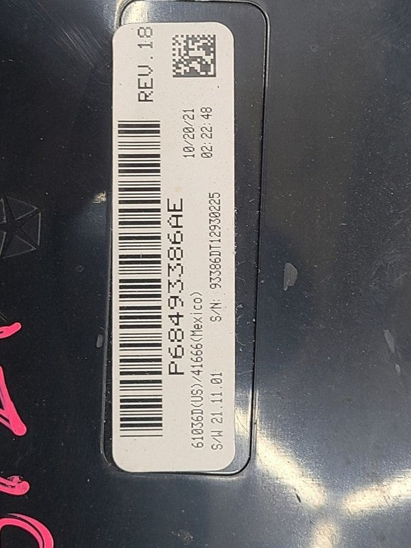 Chassis ECM Temperature New Style Fits 21-24 DODGE 1500 PICKUP 679958