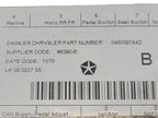 Chassis ECM Memory Seat Fits 09-12 DODGE 1500 PICKUP 614542 04602919AD