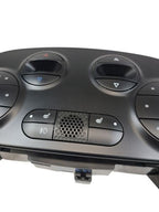 Temperature Control 2 Door Abarth Black Face Plate Fits 12-17 FIAT 500