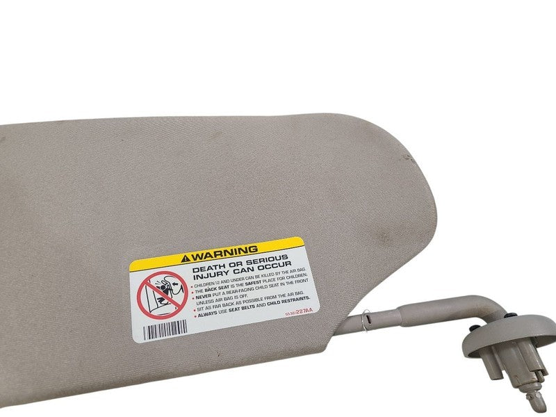 Passenger Sun Visor Regular Cab 2 Door Fits 02-05 DODGE 1500 PICKUP 65