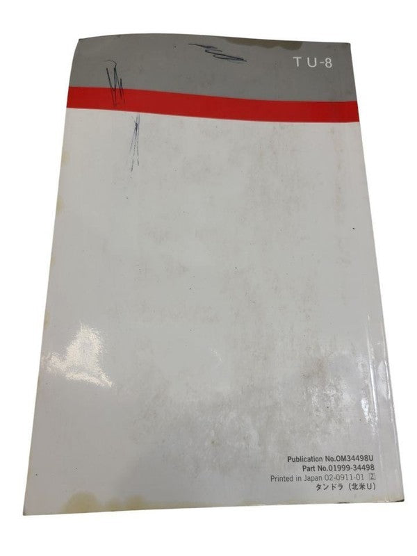 TUNDRA    2010 Owners Manual 612401