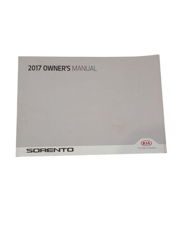 SORENTO   2017 Owners Manual 629817