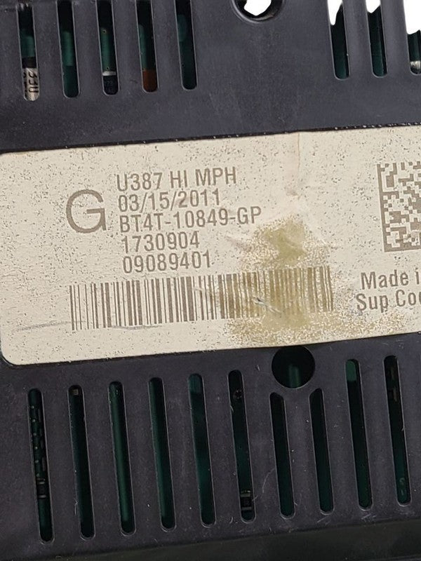 Speedometer Cluster MPH ID BT4T-10849-GP Fits 11 EDGE 648026