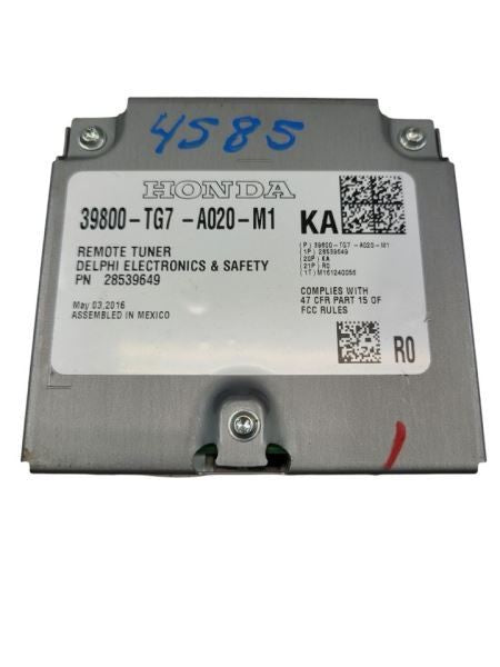 Audio Equipment Radio Satellite Tuner Xm ID 39800TG7A02 Fits 16-19 PIL