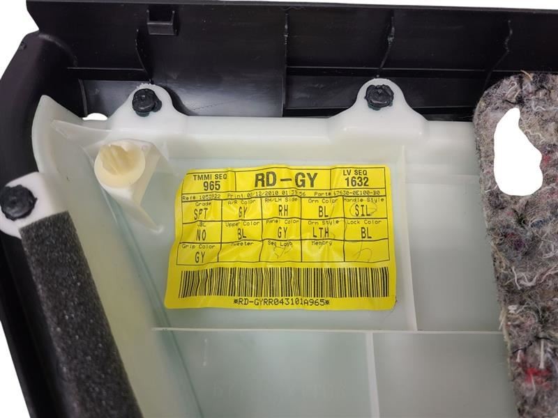 Rear Door Trim Panel Fits 2010 HIGHLANDER 603096