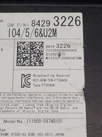 Audio Equipment Radio Receiver ID 23402903 Fits 17 XT5 661121