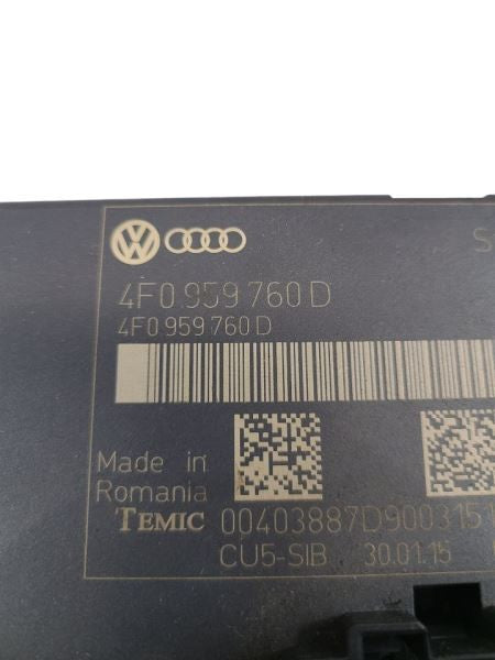 Chassis ECM Memory Below Left Front Seat Fits 05-11 AUDI A6 591331 4F0