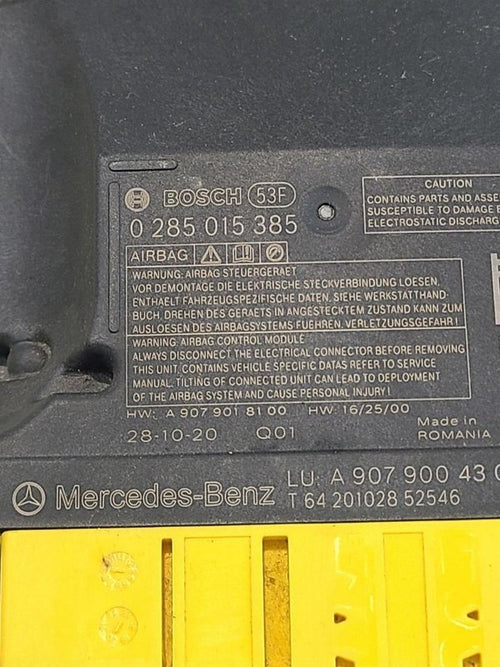 Chassis ECM  ID 9079004305 Fits 19-22 MERCEDES SPRINTER 1500 672273