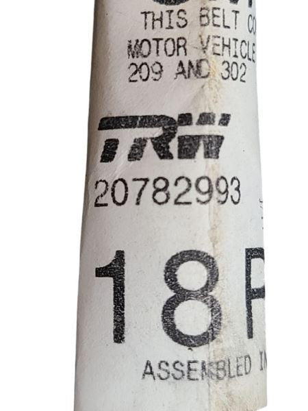 SIERRA250 2012 Seat Belt Rear 600934