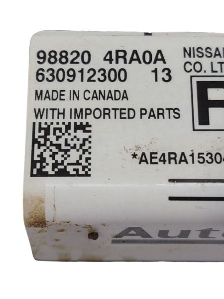 Chassis ECM Under Console Thru 11/30/15 Fits 16 MAXIMA 599852 988204RA