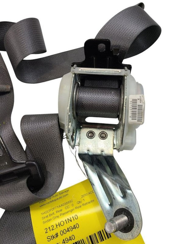 ACCORD    2010 Seat Belt Rear 617965
