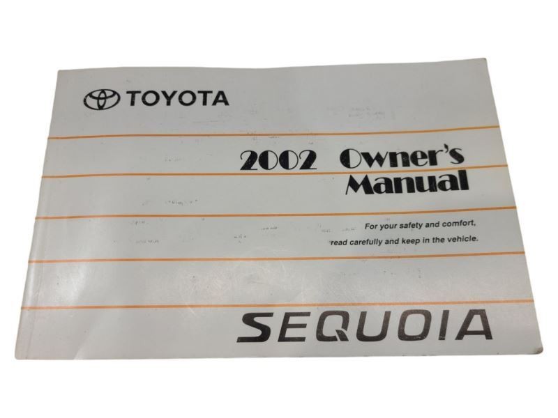 SEQUOIA   2002 Owners Manual 600684