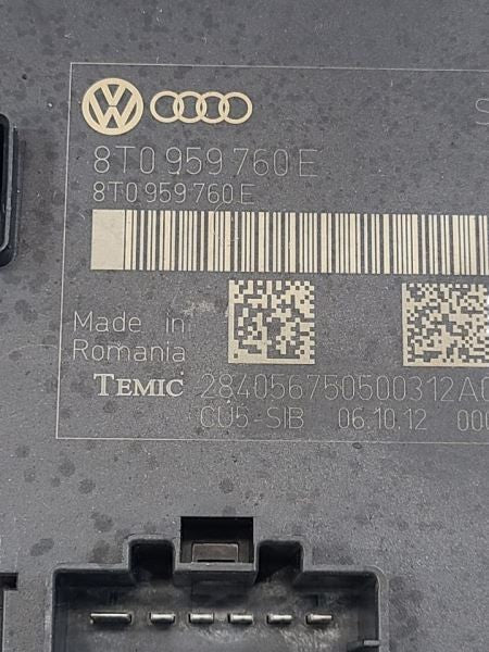 Chassis ECM Under Driver Seat Memory Opt Q4Q Fits 10-17 AUDI A5 599646