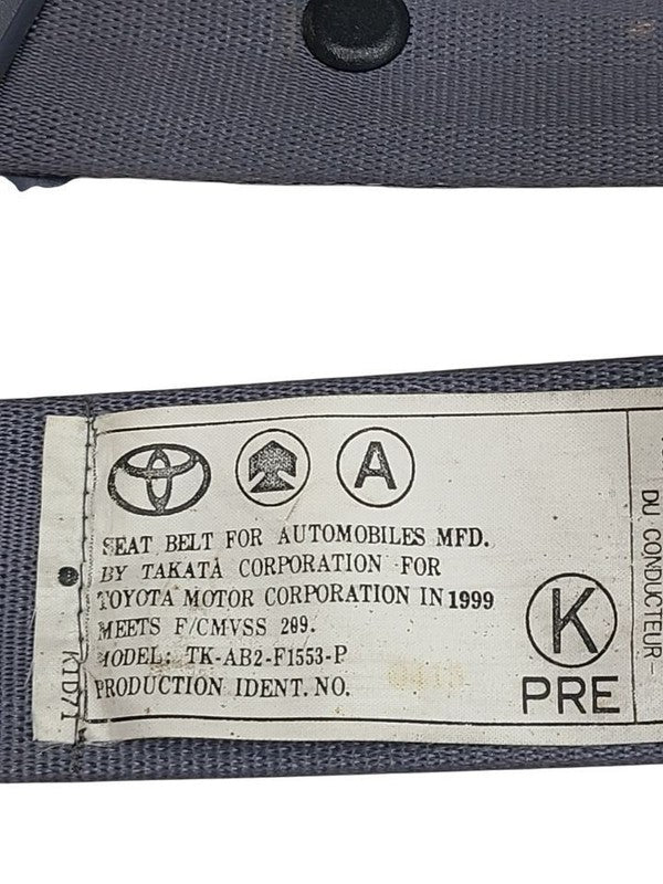 4 RUNNER  1999 Seat Belt Front 672858
