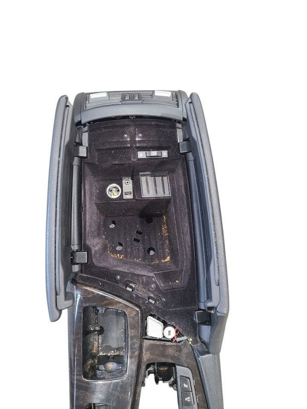 Console Front Floor Leather Without Rear Audio Fits 12-16 BMW 535i 615