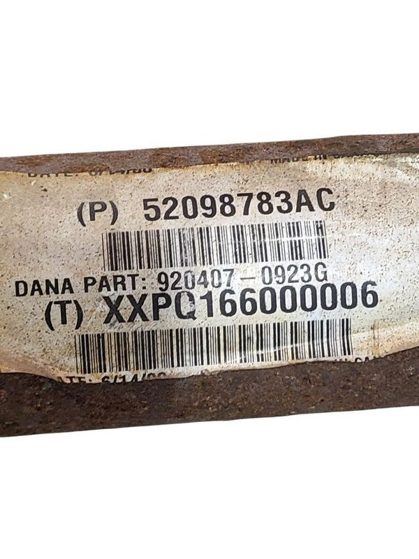 Rear Drive Shaft 4 Cylinder Spicer 35 Axle Fits 97-02 WRANGLER 612699