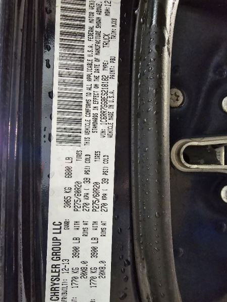 RAM1500   2014 Dash/Interior/Seat Switch 579929