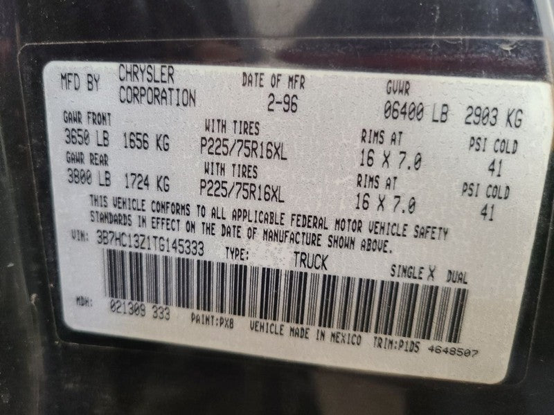 Steering Column Shift Fits 95-96 DODGE 1500 PICKUP 662856