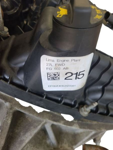 Engine 2.7L VIN P 8th Digit Turbo Fits 15-18 EDGE 598847