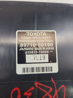 Chassis ECM Rear Seat Mounted ID 89710-50190 Fits 07-09 LEXUS LS460 60
