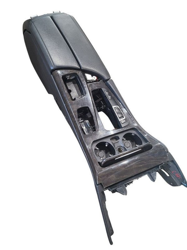 Console Front Floor Leather Without Rear Audio Fits 12-16 BMW 535i 615