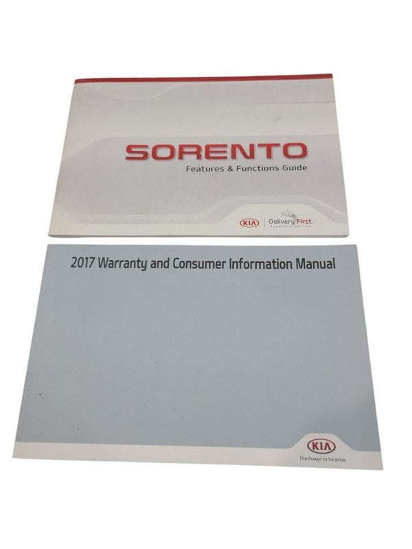 SORENTO   2017 Owners Manual 629817