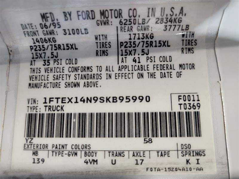 Carrier Front Axle 3.31 Ratio Fits 94-96 FORD F150 PICKUP 559592