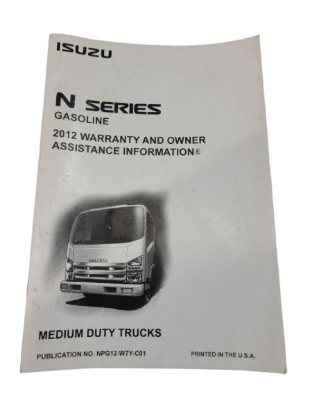 NPR ISUZU 2012 Owners Manual 602275