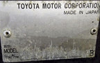 TTOYOTA   1987 Seat Belt Front 587185