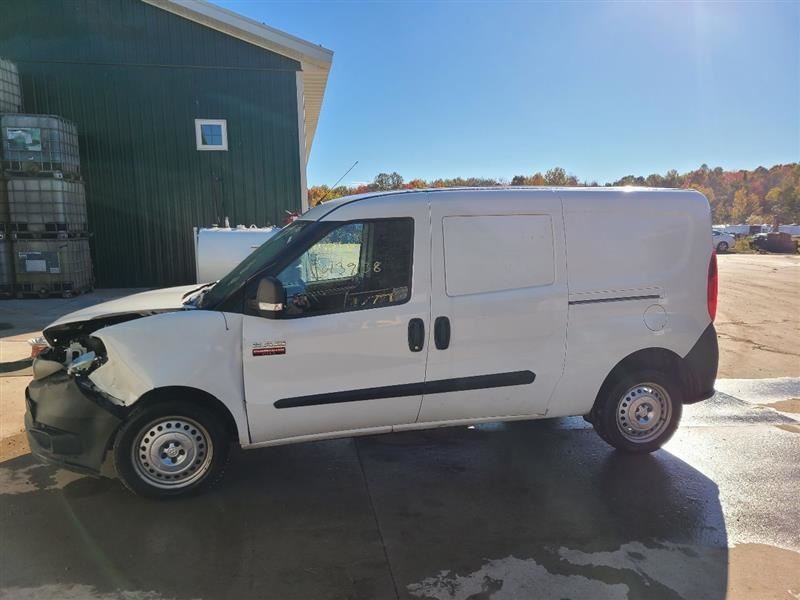 Driver Rear Side Door Sliding With Panel Fits 15-19 PROMASTER CITY 601