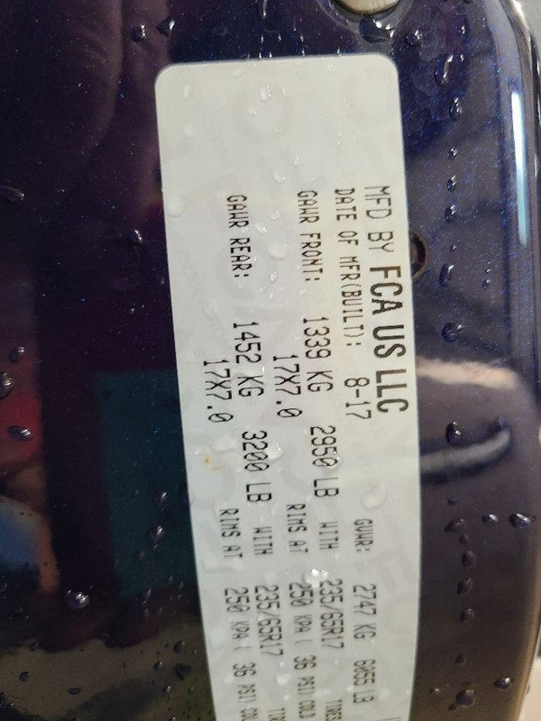 Passenger Front Seat Bucket Leather Fits 17-25 PACIFICA 676788