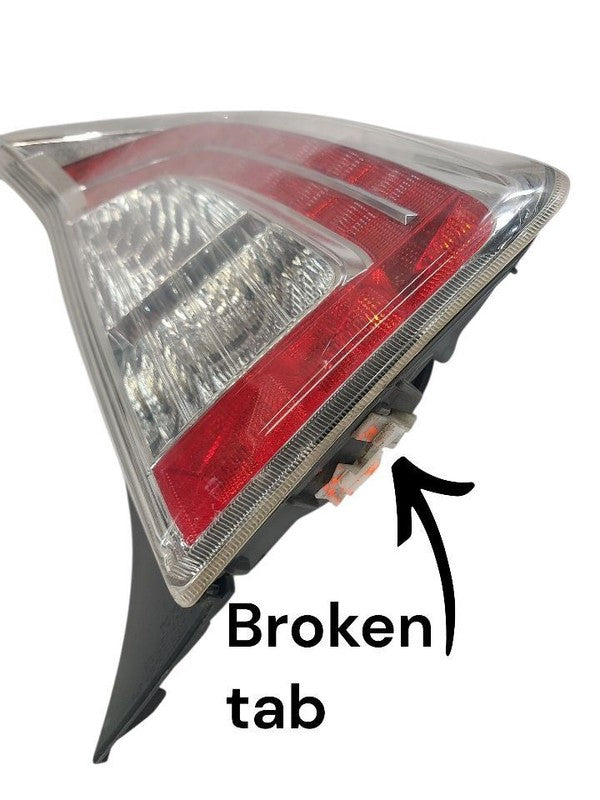 Passenger Tail Light Prius VIN Du 7th And 8th Digit Fits 12-15 PRIUS 6
