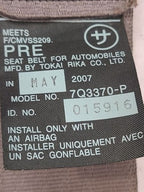 Seat Belt Front Bucket Passenger Retractor Fits 07-09 LEXUS LS460 5609