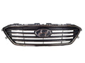 Grille Center Upper 4 Bars Chrome Fits 15-17 SONATA 647406