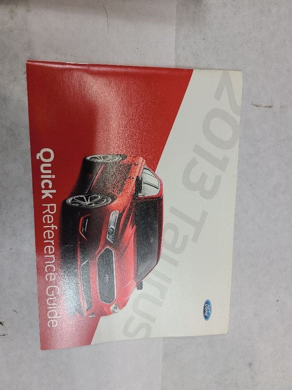 TAURUS    2013 Owners Manual 604931