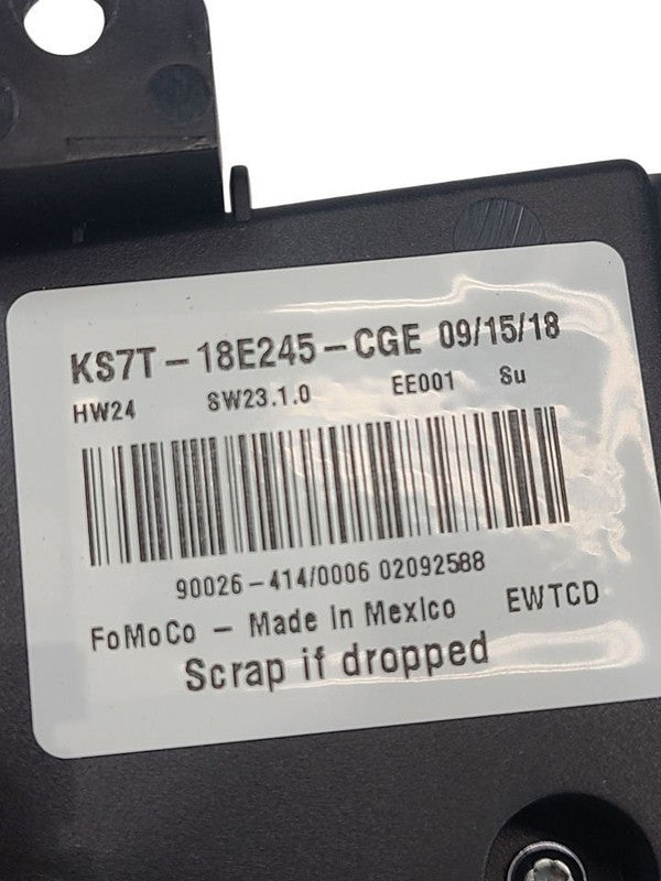Audio Equipment Radio Control Panel ID KS7T-18E245-CGF Fits 19-20 FUSI