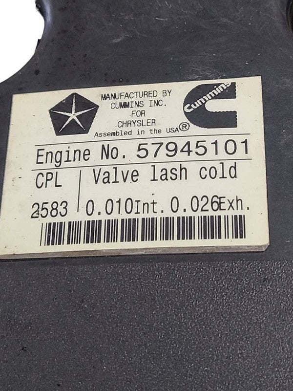 Engine 6.7L Diesel VIN L 8th Digit 4WD Fits 10-11 DODGE 2500 PICKUP 66