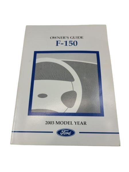 F150      2003 Owners Manual 586983
