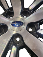 Wheel 18x7 Alloy Wagon 5 Spoke Limited Dark Gray Inlay Fits 18-19 LEGA