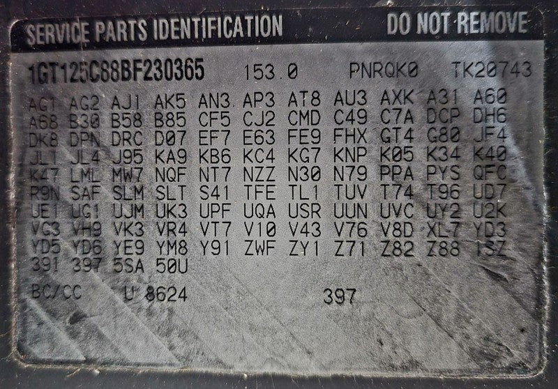 Audio Equipment Radio Opt Uun Fits 10-14 SIERRA 2500 PICKUP 624775