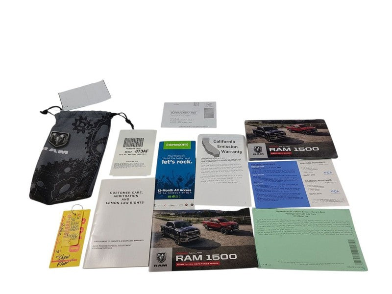 RAM15NEW  2019 Owners Manual 649660