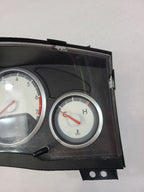 Speedometer Cluster White Numbered Gauges 3 Pod MPH Fits 10 CARAVAN 56