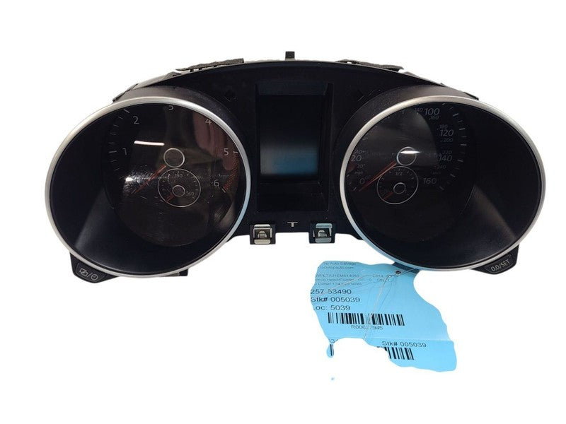 Speedometer Cluster Station Wgn Opt 9Q5 MPH Fits 09-14 JETTA 627945 SK