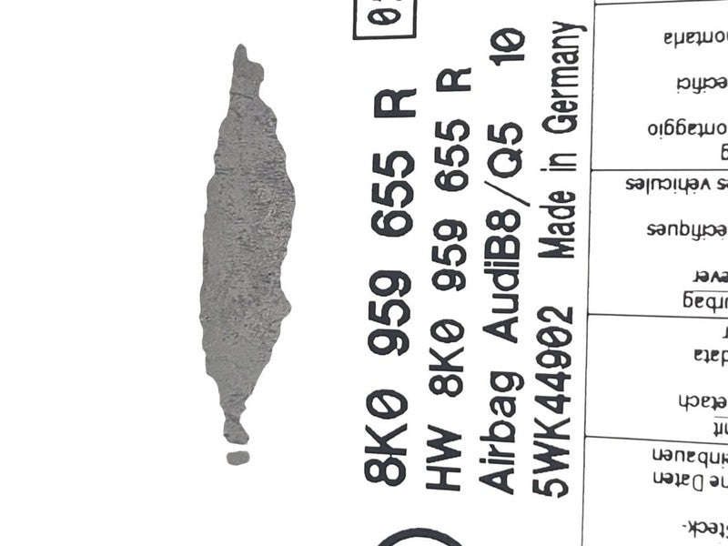 Chassis ECM  VIN Fp 7th And 8th Digit Fits 15-17 AUDI Q5 636668