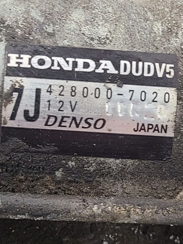 Starter Motor 6 Speed Denso Fits 16-20 PILOT 661657
