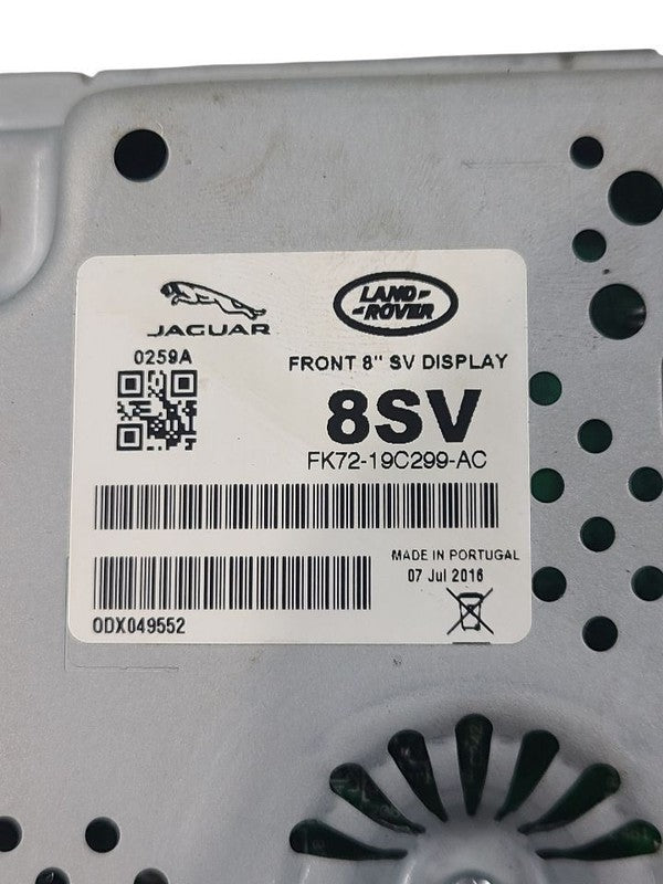 Info-GPS-TV Screen Display Dash Mounted Fits 15-17 XJ 640408