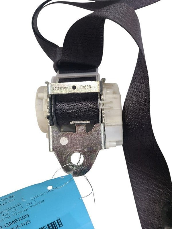 SILVRDO15 2009 Seat Belt Rear 634882