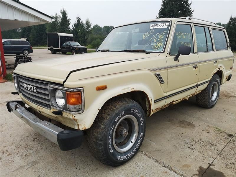 Front Spoiler With Headlamp Washers Fits 85-87 LAND CRUISER 268825