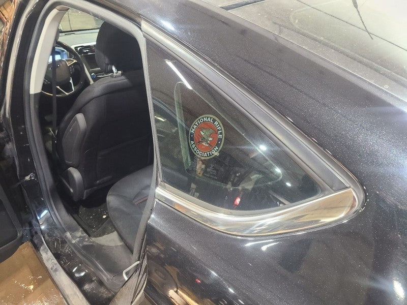 Driver Left Quarter Glass Chrome On Bottom Only Fits 13-20 FUSION 6513